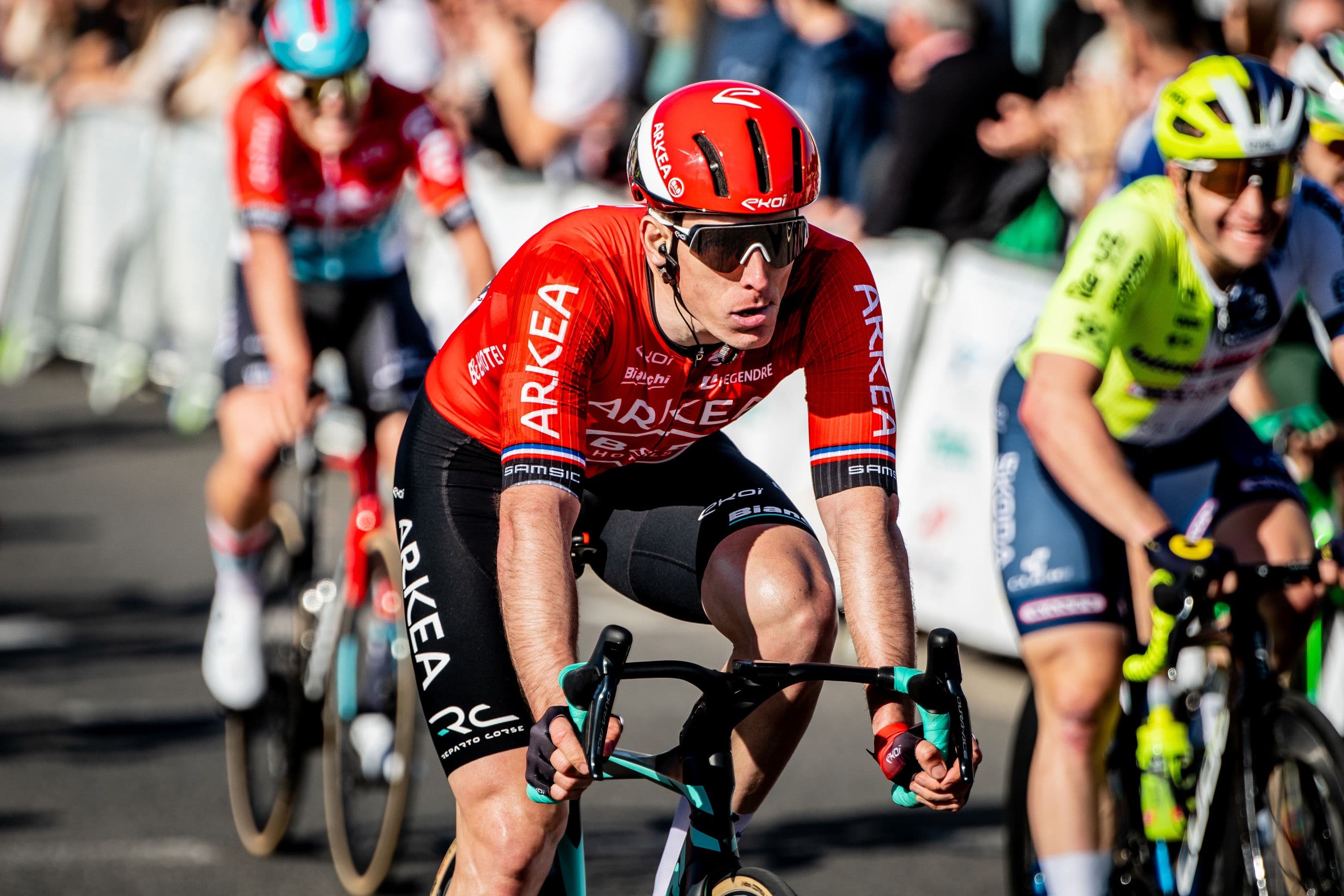 Arnaud Démare sur son vélo